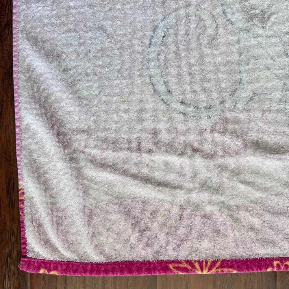 Vintage Dora The Explorer Beach Towel Pink Boots Hola Amigos Y2K Kidcore 42x23